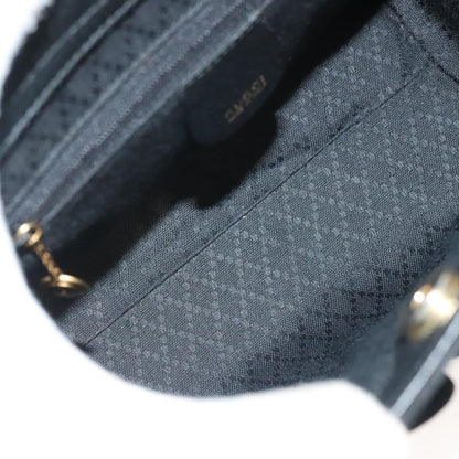 Gucci Black Suede Bamboo