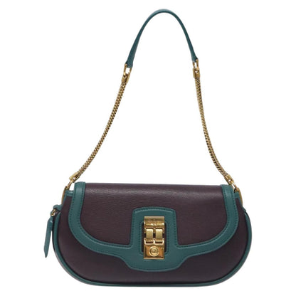 Louis Vuitton Purple Leather Trapezio