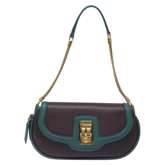 Louis Vuitton Purple Leather Trapezio