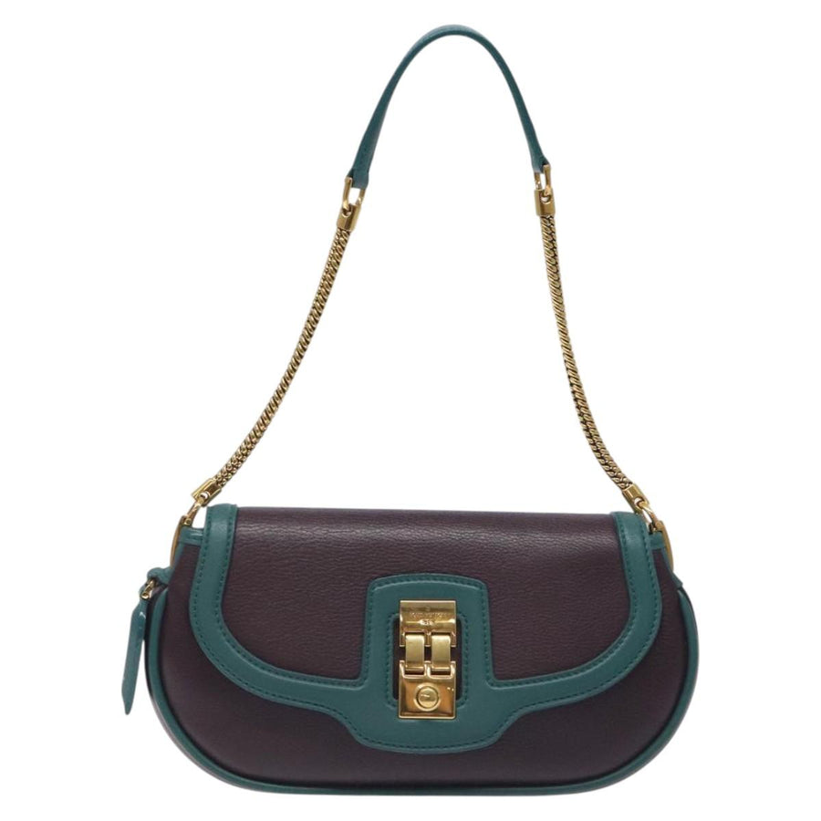 Louis Vuitton Purple Leather Trapezio
