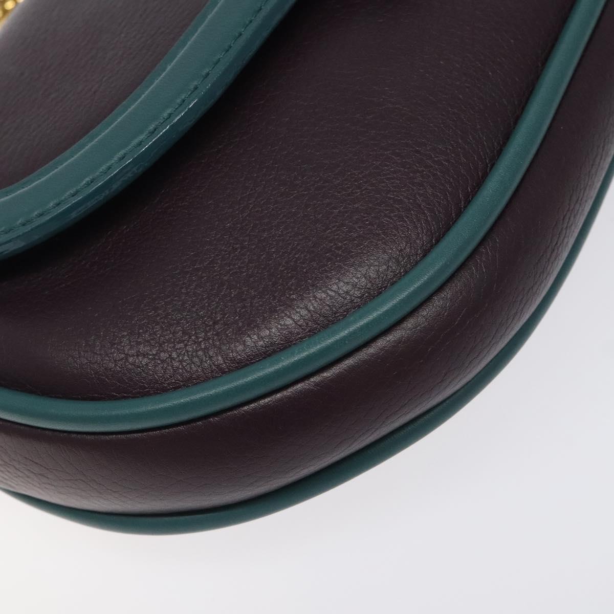 Louis Vuitton Purple Leather Trapezio
