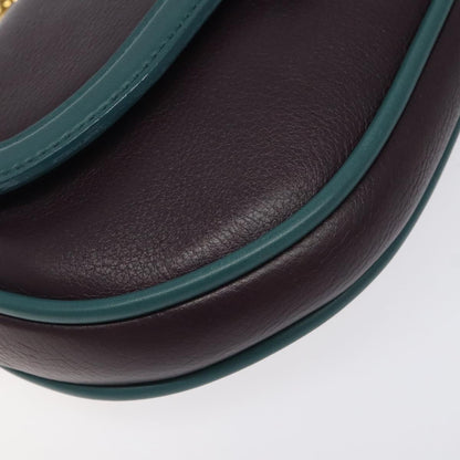 Louis Vuitton Purple Leather Trapezio