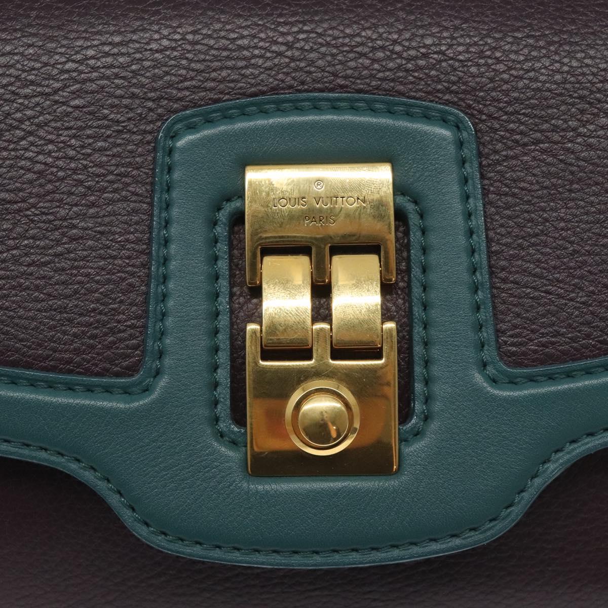 Louis Vuitton Purple Leather Trapezio