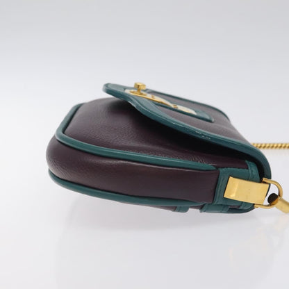 Louis Vuitton Purple Leather Trapezio