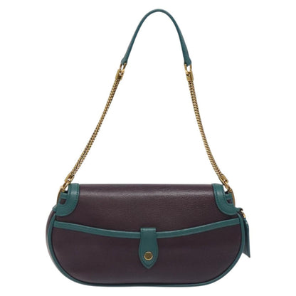 Louis Vuitton Purple Leather Trapezio