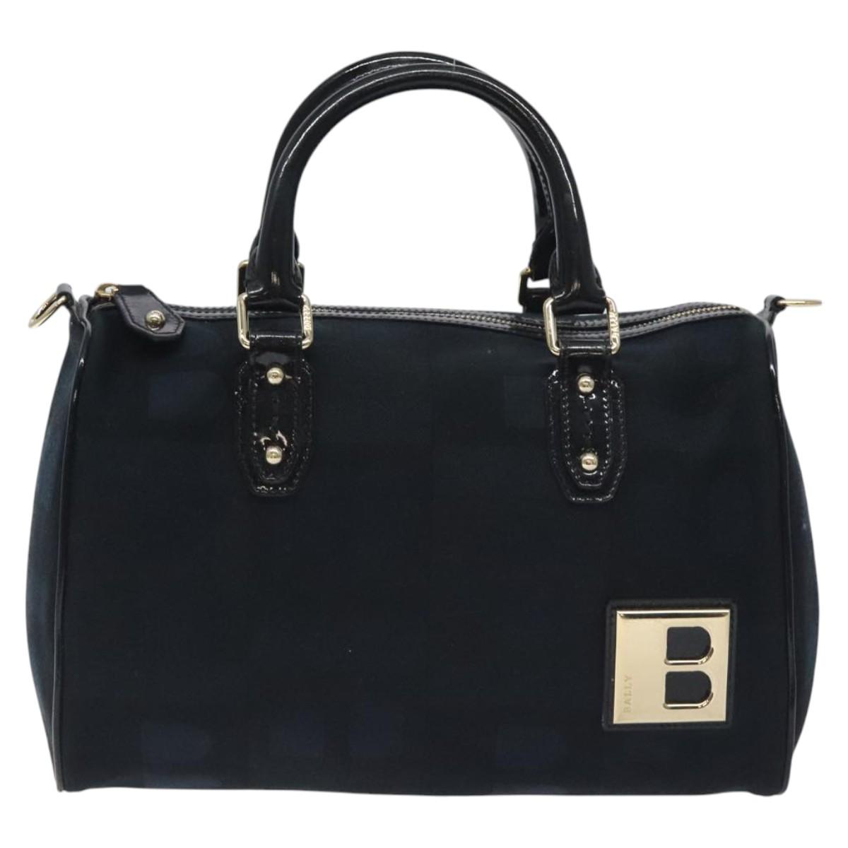 Bally Black Canvas Travel