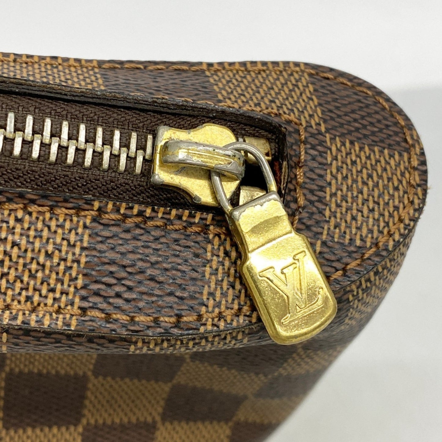 Louis Vuitton Brown Canvas Geronimo