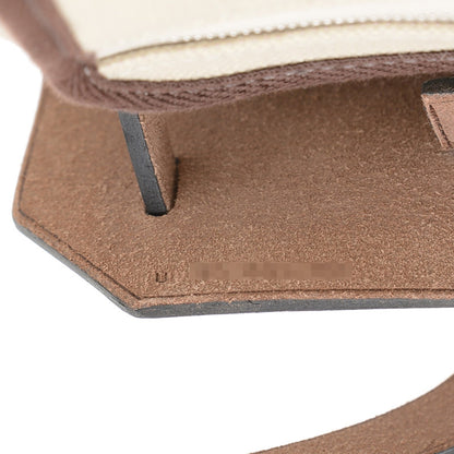 Hermès Brown Canvas Herbag