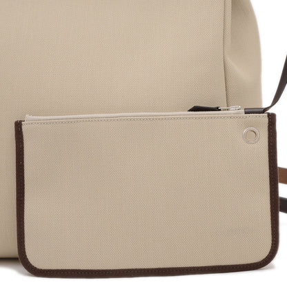 Hermès Brown Canvas Herbag