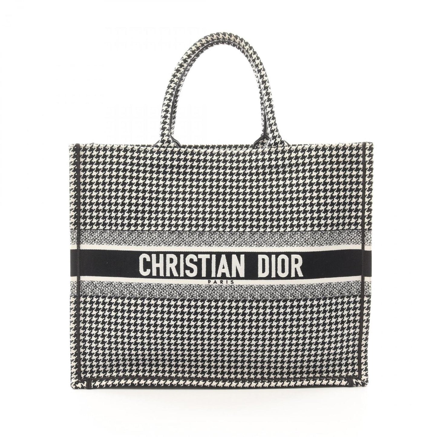 Dior Black Canvas Book Tote
