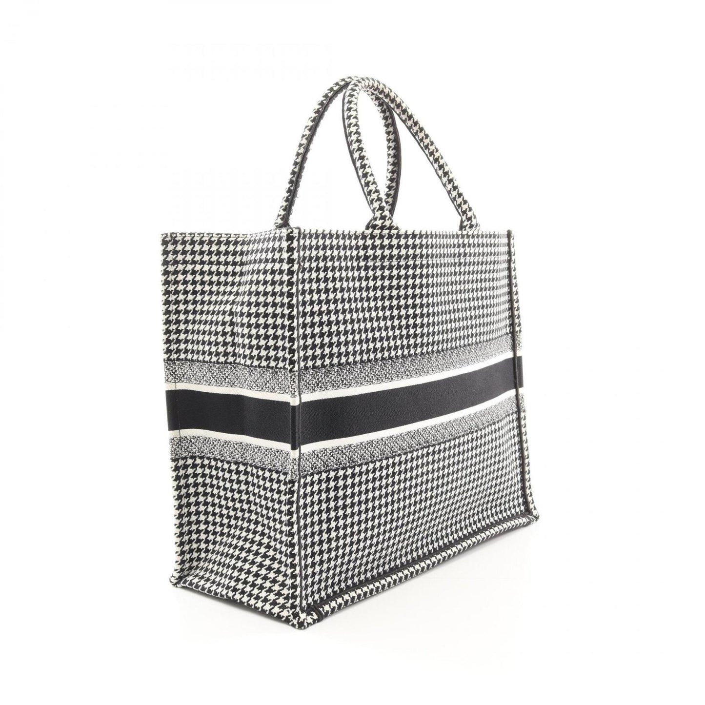 Dior Black Canvas Book Tote