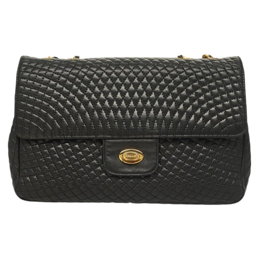 Bally Black Leather Shoulder
