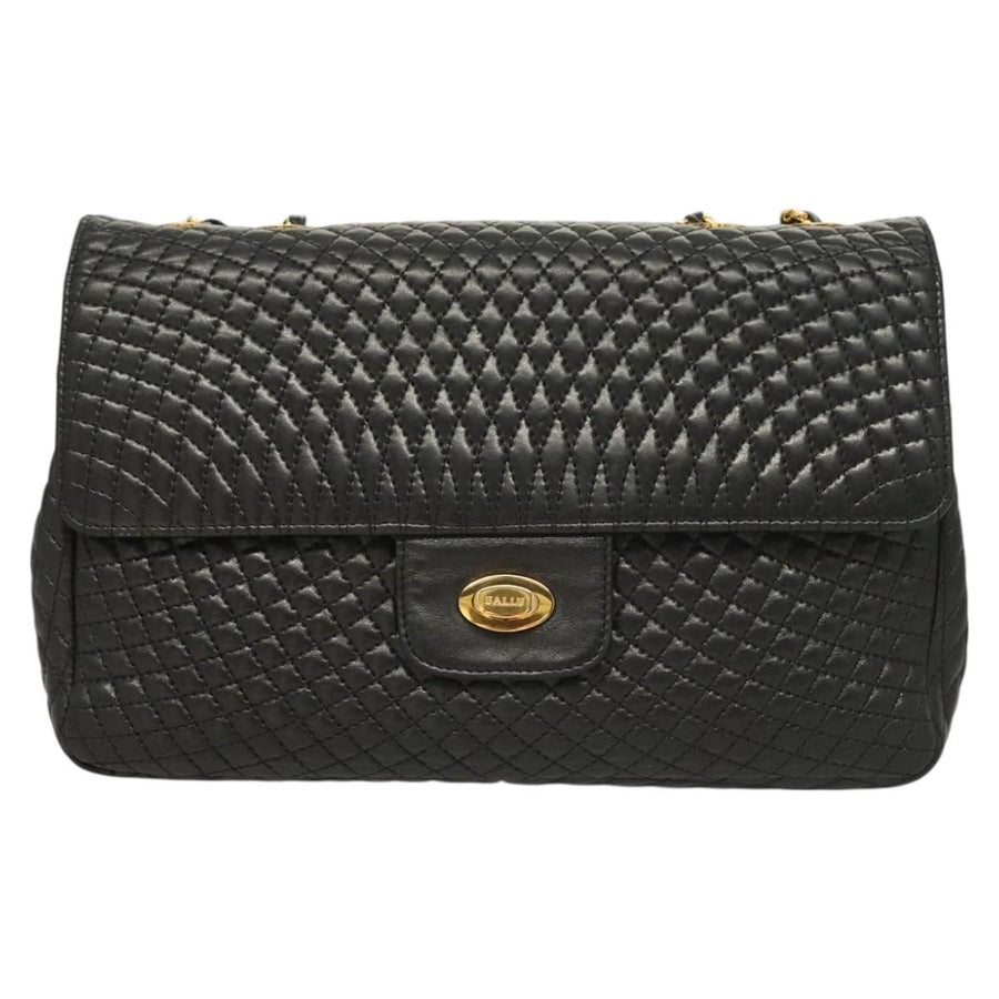 Bally Black Leather Shoulder