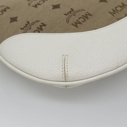 Mcm Brown Canvas Shoulder