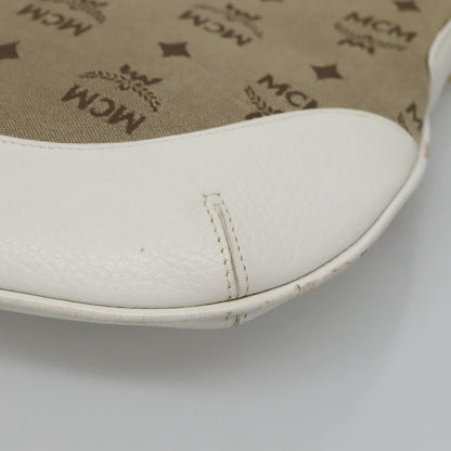 Mcm Brown Canvas Shoulder