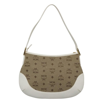 Mcm Brown Canvas Shoulder