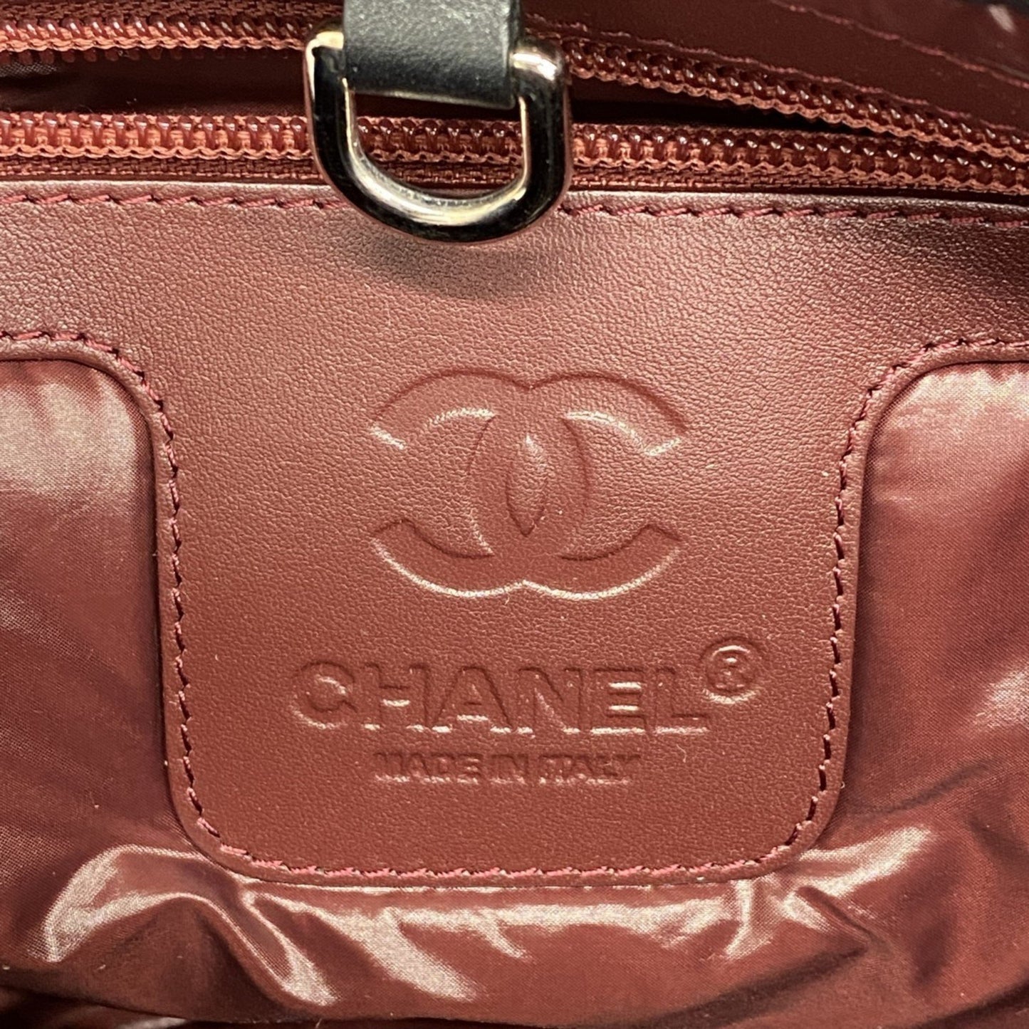 Chanel Black Nylon Coco Cocoon