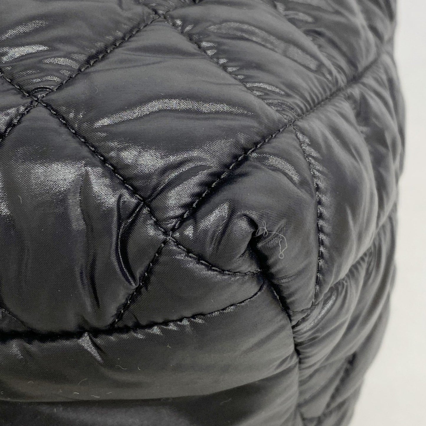 Chanel Black Nylon Coco Cocoon