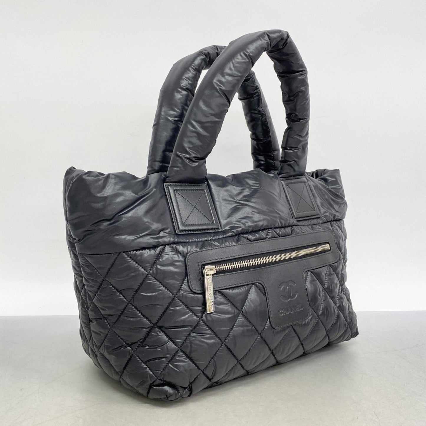 Chanel Black Nylon Coco Cocoon