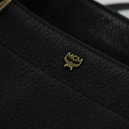 Mcm Black Leather Tote