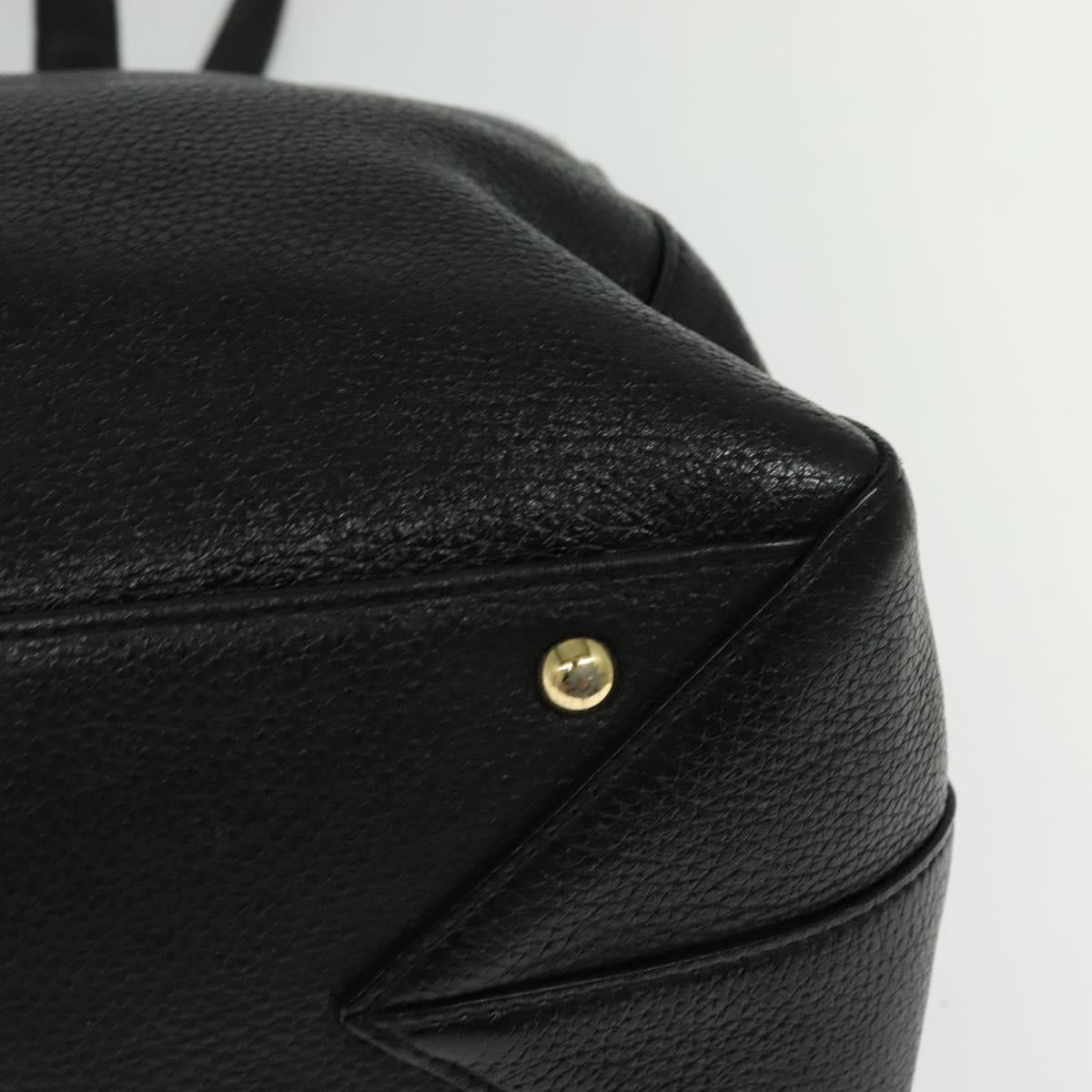 Mcm Black Leather Tote