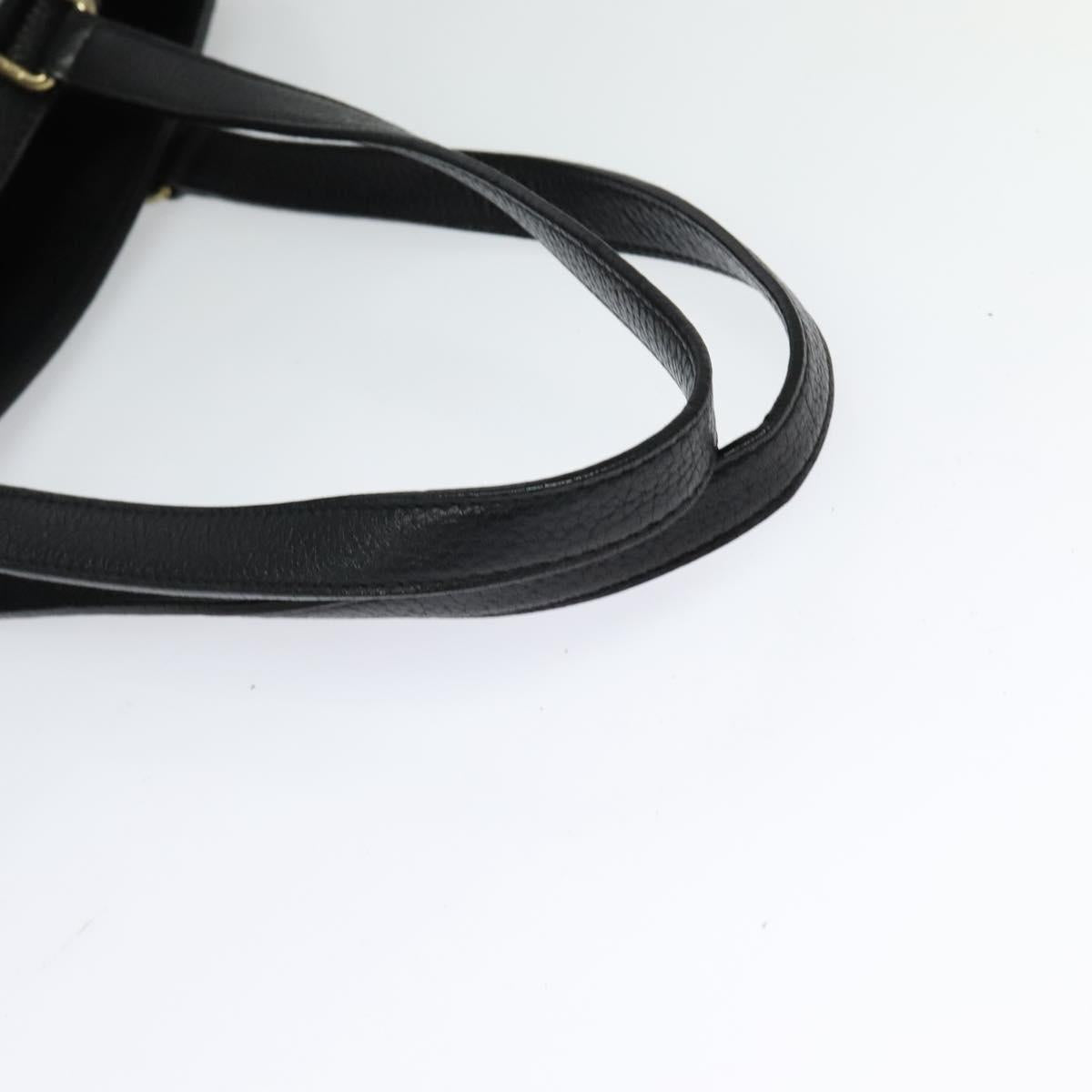 Mcm Black Leather Tote