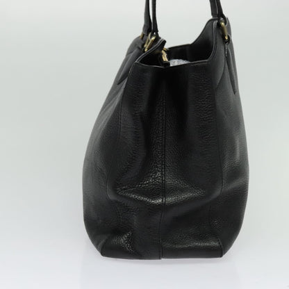 Mcm Black Leather Tote
