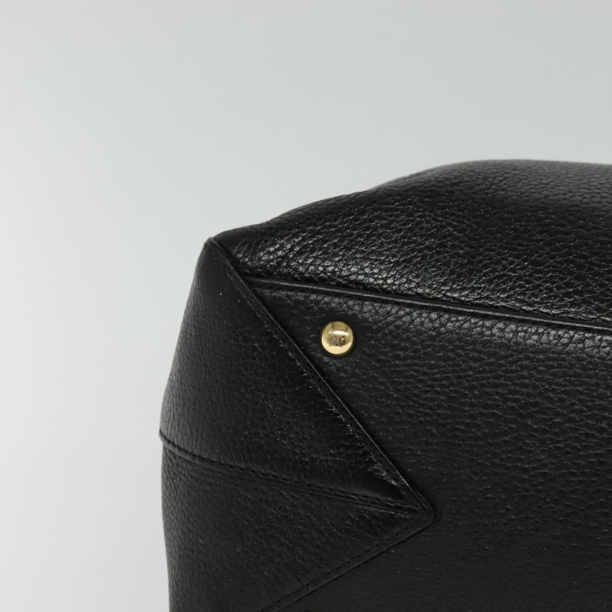 Mcm Black Leather Tote