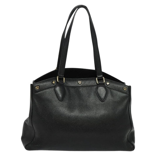 Mcm Black Leather Tote