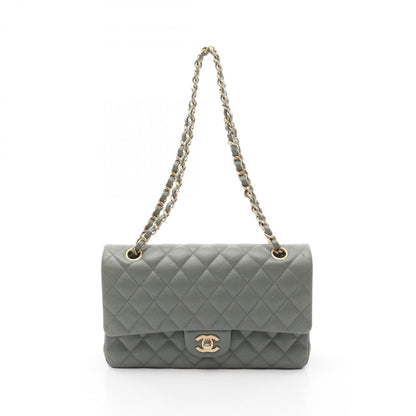 Chanel Green Leather Timeless
