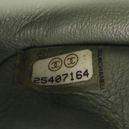 Chanel Green Leather Timeless