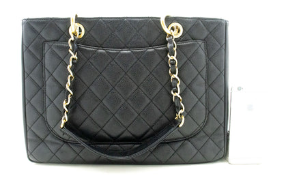Chanel Black Leather Grand Shopping