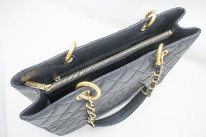 Chanel Black Leather Grand Shopping