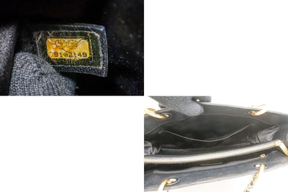 Chanel Black Leather Grand Shopping