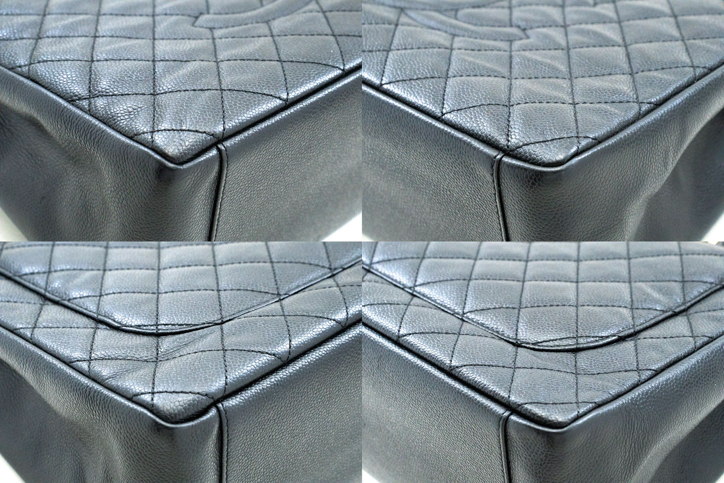Chanel Black Leather Grand Shopping