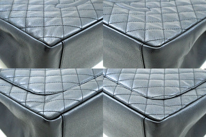 Chanel Black Leather Grand Shopping