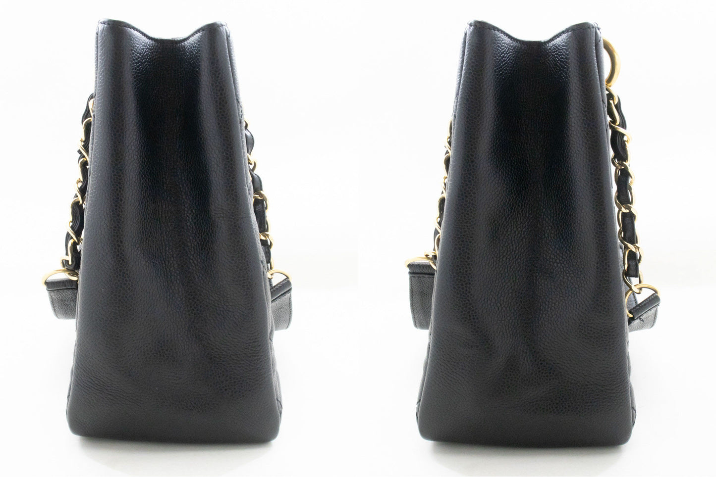 Chanel Black Leather Grand Shopping