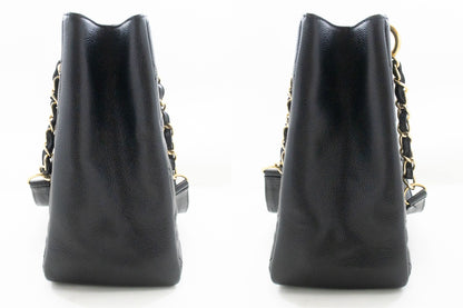 Chanel Black Leather Grand Shopping