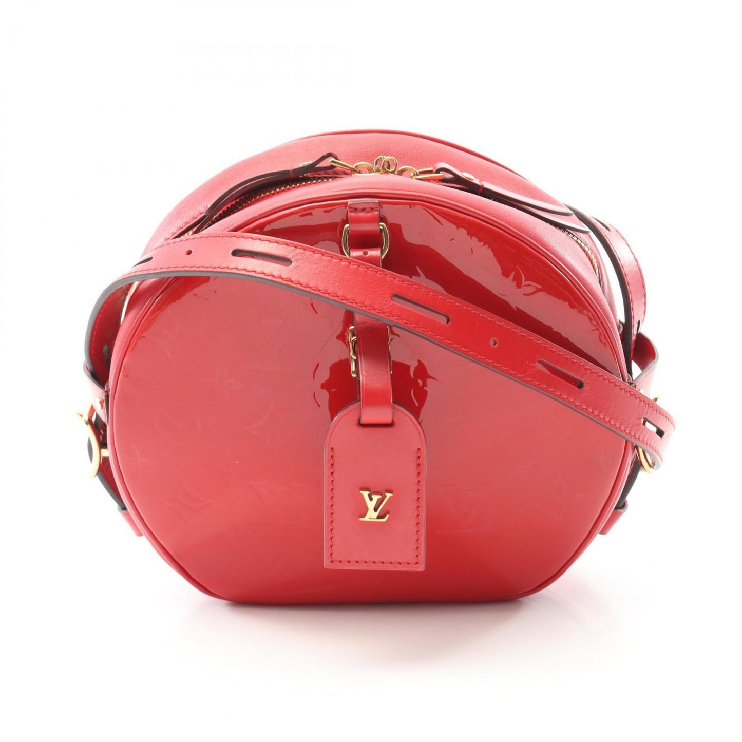 Louis Vuitton Red Patent Leather Boîte Chapeau Souple
