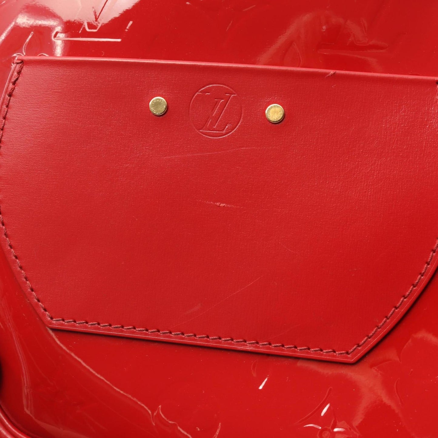 Louis Vuitton Red Patent Leather Boîte Chapeau Souple