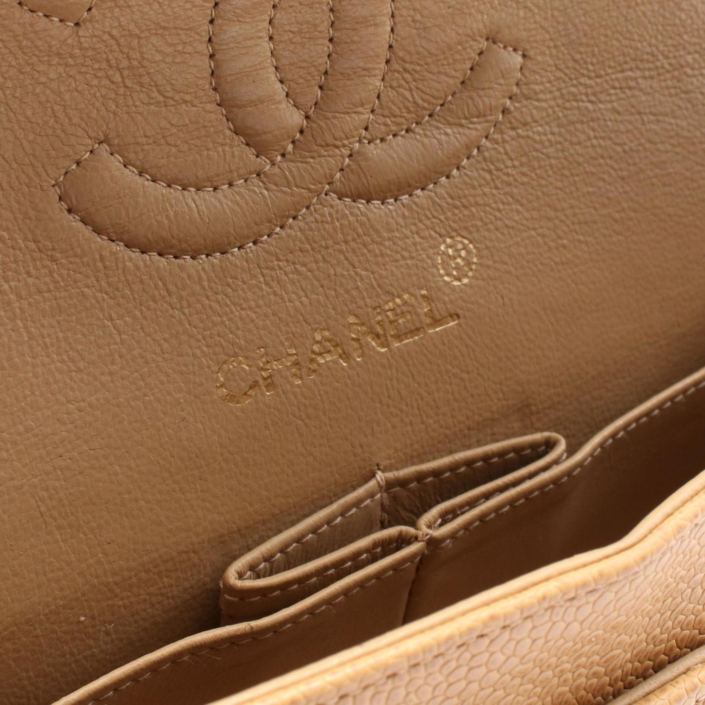 Chanel Brown Leather Timeless 23