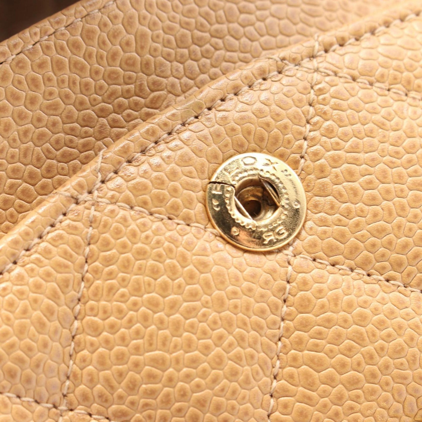 Chanel Brown Leather Timeless 23