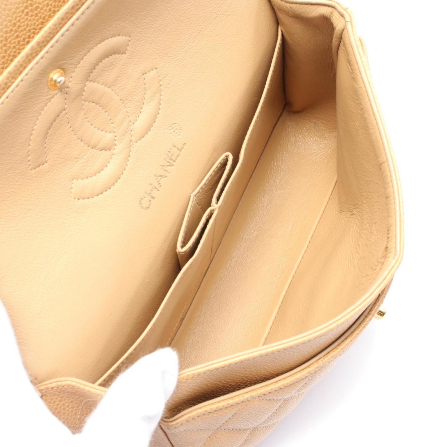 Chanel Brown Leather Timeless 23