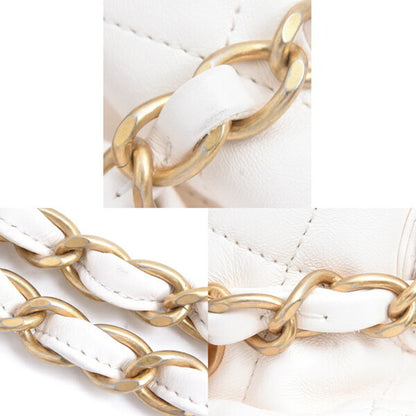 Chanel White Leather Chanel 22