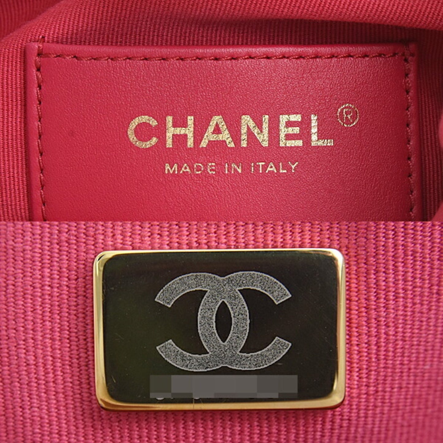 Chanel White Leather Chanel 22