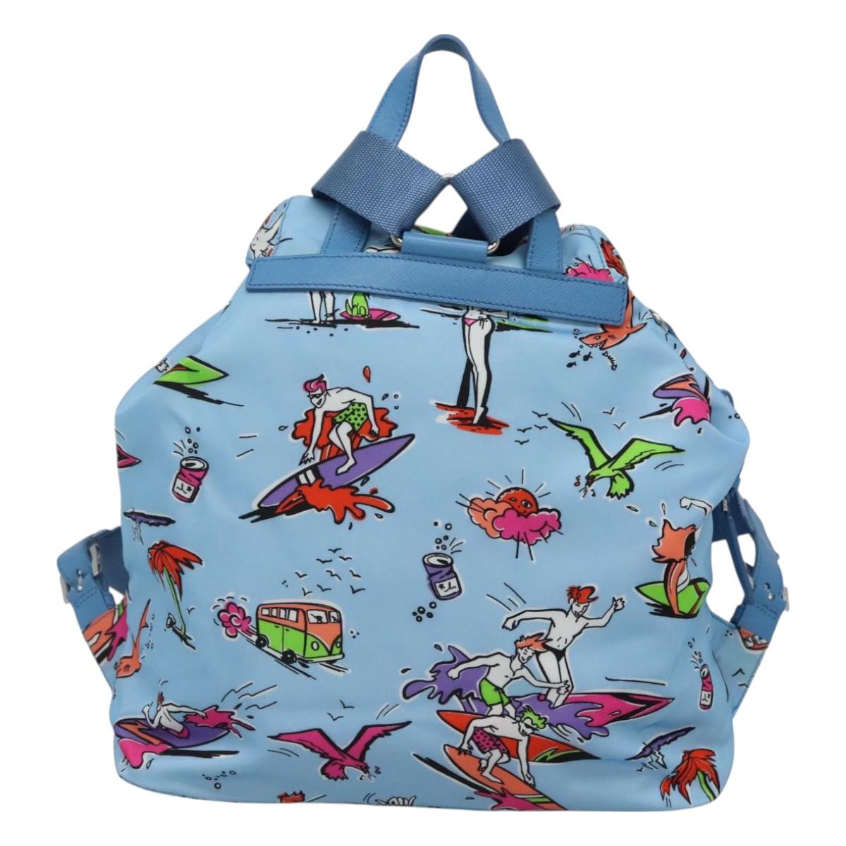 Prada Blue Nylon Re-nylon