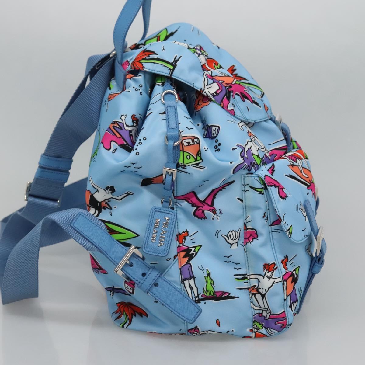 Prada Blue Nylon Re-nylon