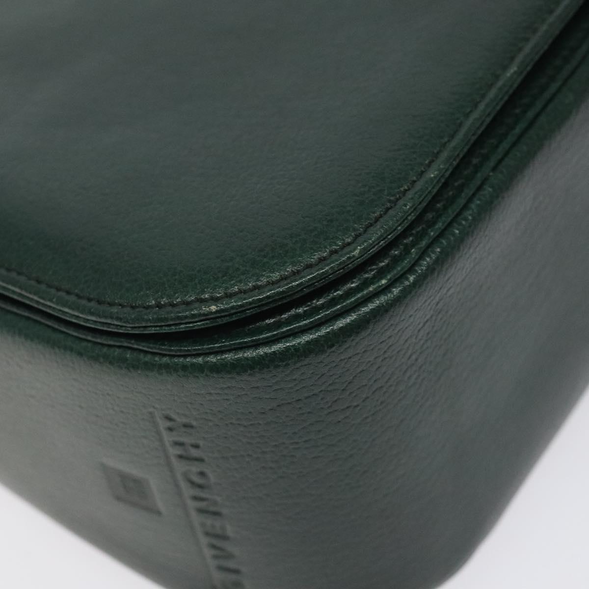 Givenchy Green Leather Shoulder