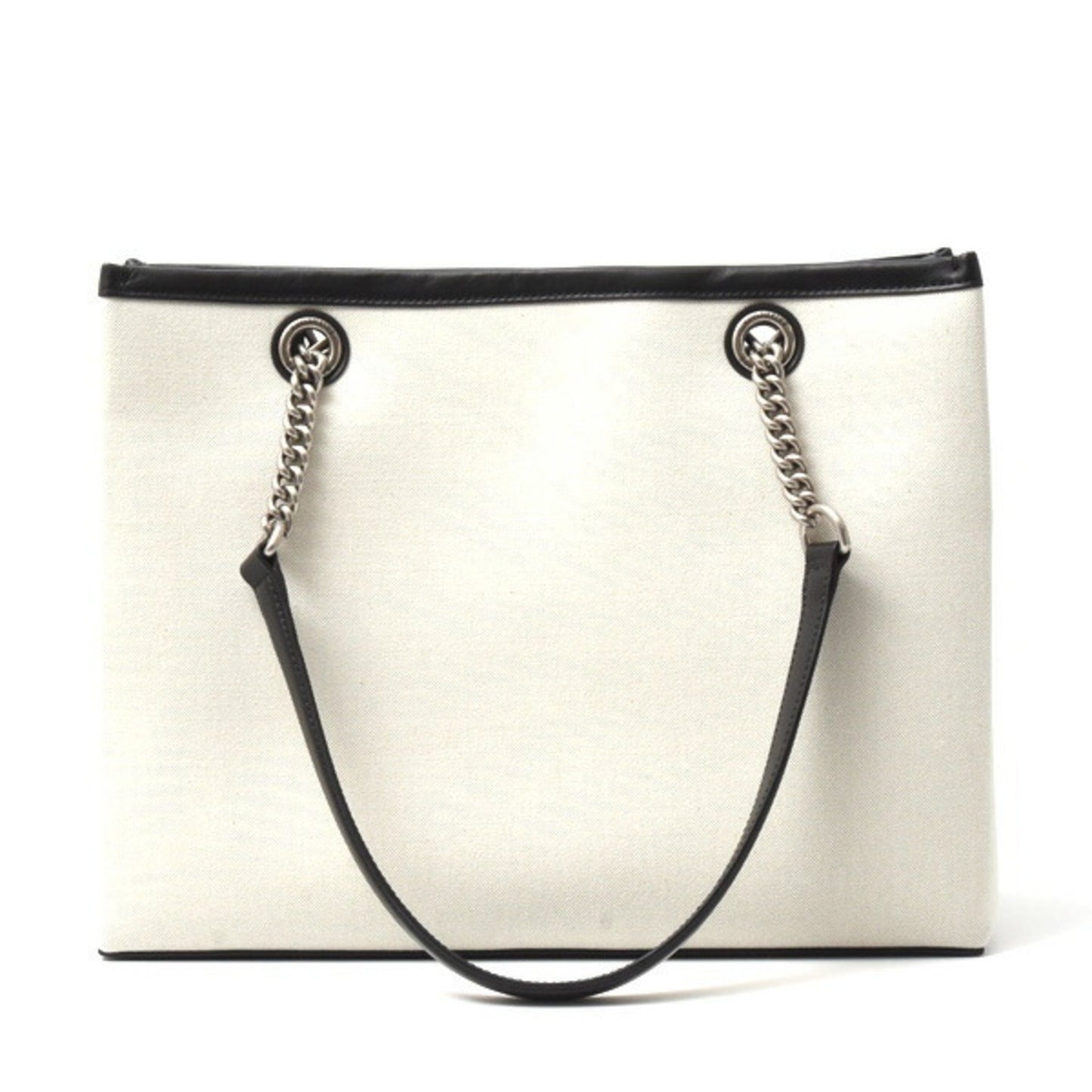 Balenciaga White Canvas Cabas