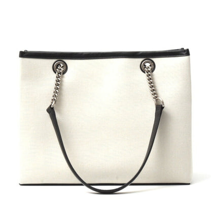 Balenciaga White Canvas Cabas